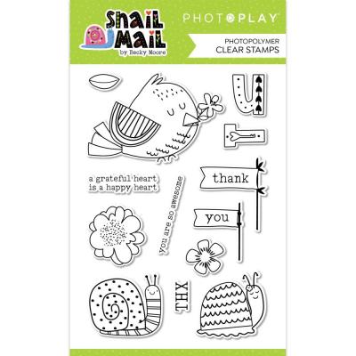 PhotoPlay Snail Mail Clear Stamps -  Snail Mail